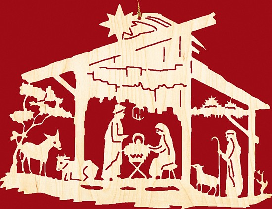 fensterbild weihnachten christgeburt im stall