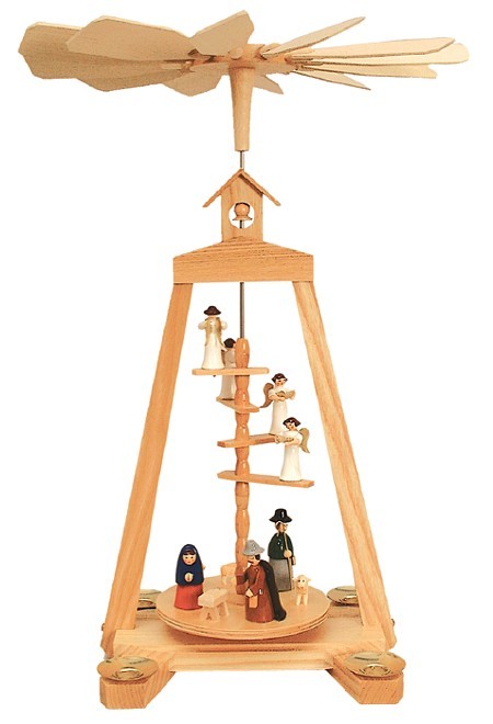 Treppenpyramide Christi Geburt Farbig