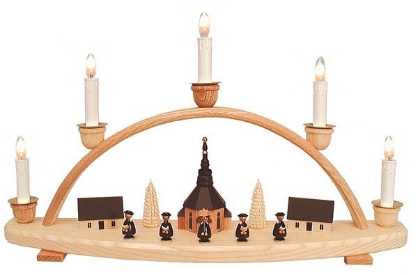 Schwibbogen Seiffener Dorf
