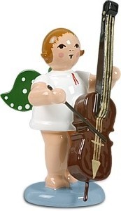 Engel mit Bassgeige