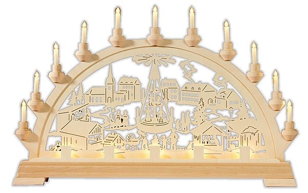 Schwibbogen Weihnachtsmarkt