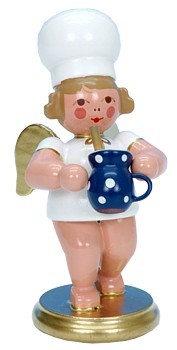 B�ckerengel mit Milchtopf