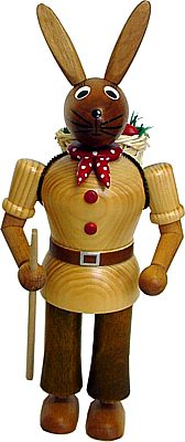 Osterhase Erzgebirge, Massivholzfigur