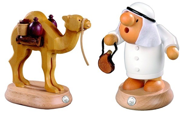 R�uchermann Araber & Kamel f�r kleinen Araber,