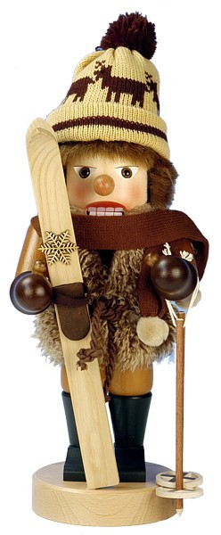Nussknacker Skifahrer natur