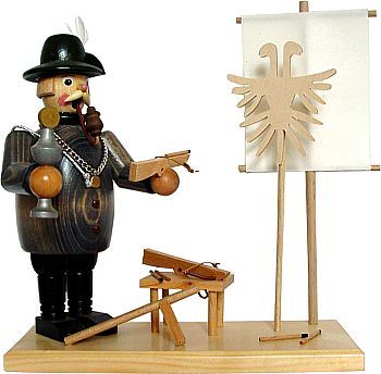 R�uchermann Sch�tzenk�nig mit Armbrust