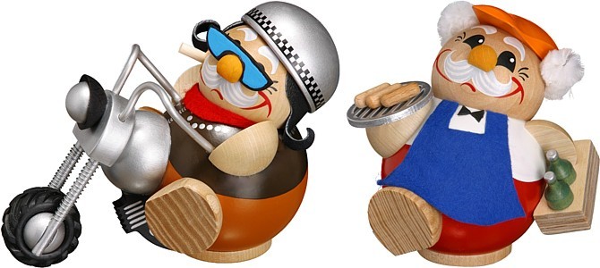 Kugelr�ucherfigur -Hobby-Aktiv-Typen-