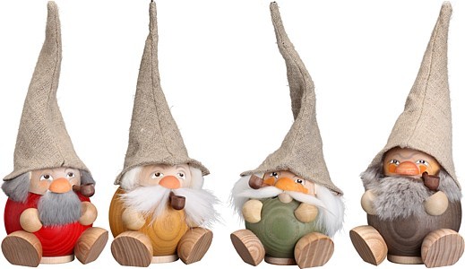 Kugelr�ucherfigur -Die Waldzwerge-