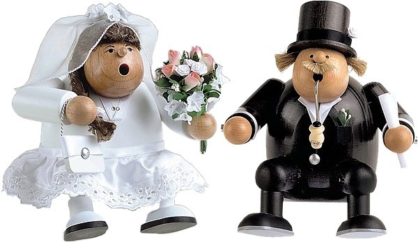 Kantenhocker Hochzeitspaar
