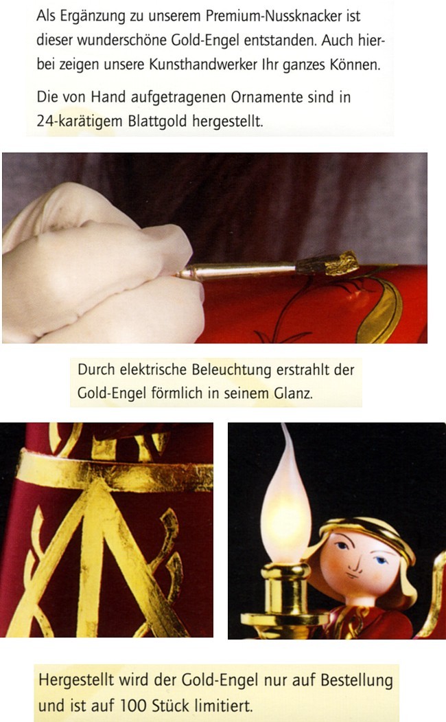 Engel mit elektrischer Beleuchtung -Gold Edition- Engel mit elektrischer Beleuchtung -Gold Edition-