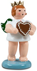 Geschenkeengel mit Pfefferkuchenherz
