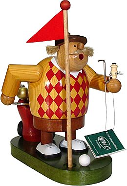 R�ucherm�nnchen Golfspieler