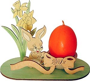 Kerzenst�nder mit Eikerze