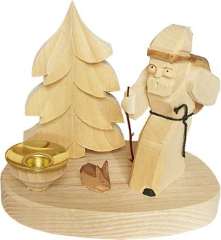 Kerzenhalter Weihnachtsmann