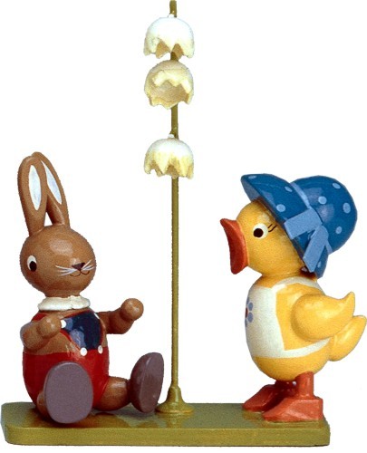 Hase mit K�ken