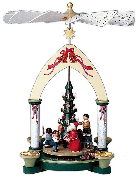 Tischpyramide Bescherung