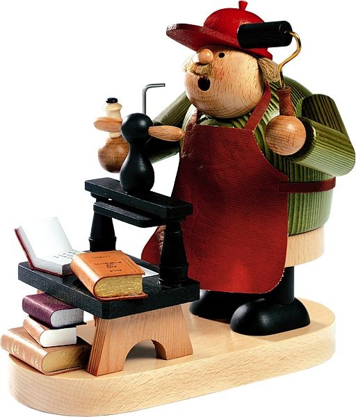 R�ucherm�nnchen Buchdrucker