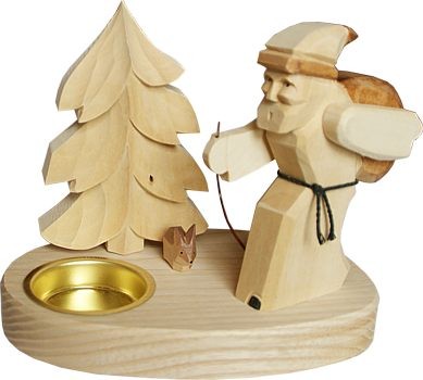 Teelichthalter Weihnachtsmann