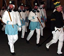 Bergparade im Erzgebirge