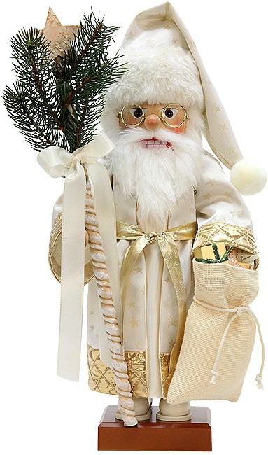 Nussknacker Weihnachtsmann in Gold Nussknacker Weihnachtsmann in Gold