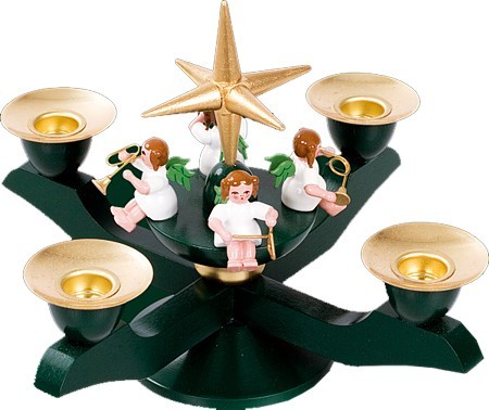 Adventsleuchter klein, grün Adventsleuchter klein, grün