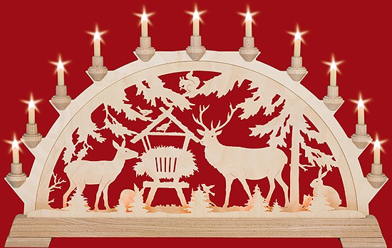 Schwibbogen Wildfütterung Schwibbogen Wildfütterung
