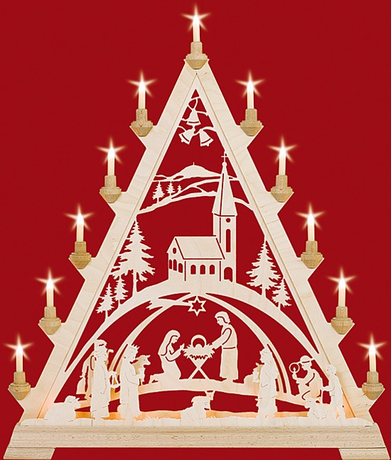 Große Spitze Christgeburt mit Kirche Große Spitze Christgeburt mit Kirche