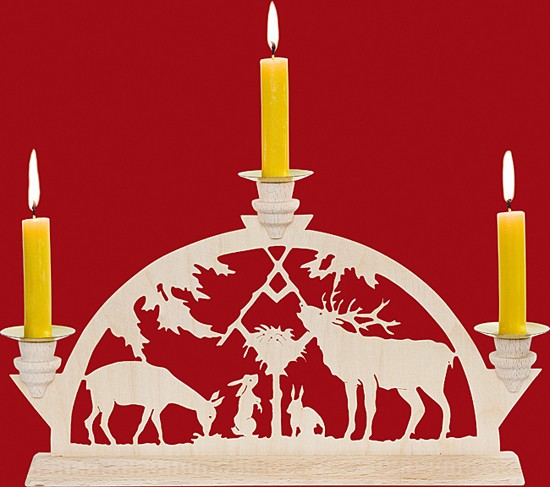 Schwibbogen Wildfütterung Schwibbogen Wildfütterung