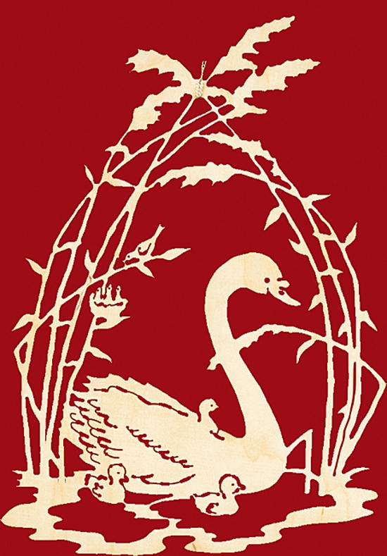 Fensterbild Schwan Fensterbild Schwan