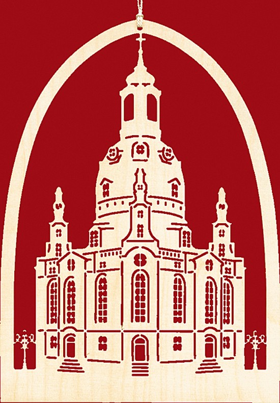 Fensterbild Frauenkirche - gotisch Fensterbild Frauenkirche - gotisch