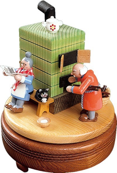Spieldose Feierabend mit Rauchofen Spieldose Feierabend mit Rauchofen