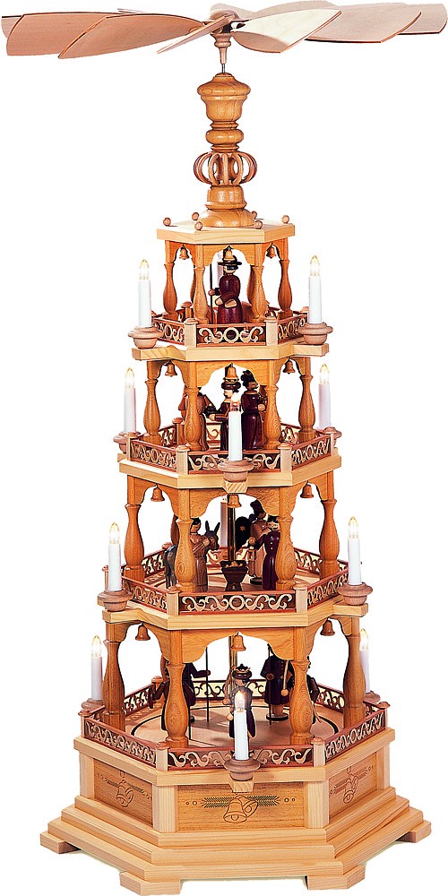 Pyramide heilige Geschichte 4-stöckig natur Pyramide heilige Geschichte 4-stöckig natur