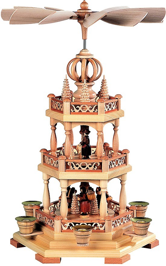 Pyramide Waldmotiv, 2-stöckig