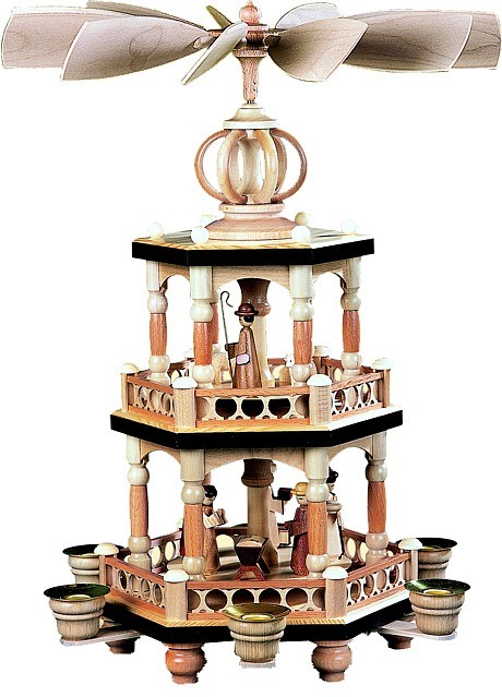 Pyramide Heilige Geschichte 2-stöckig natur Pyramide Heilige Geschichte 2-stöckig natur