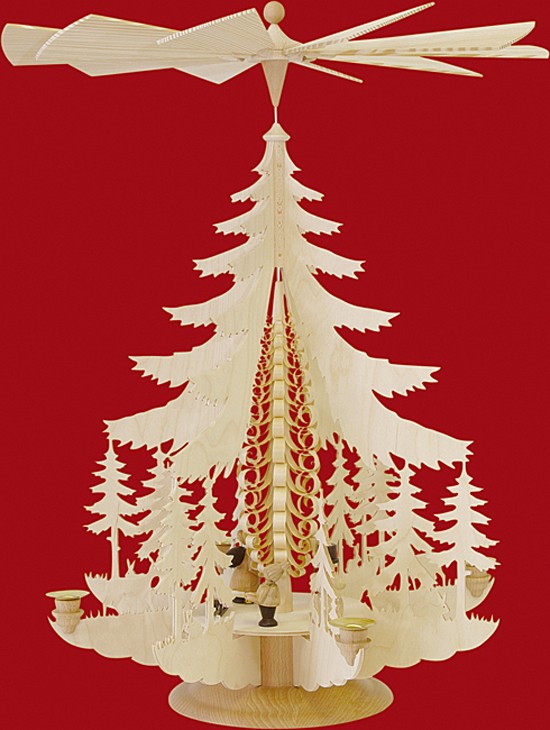 Große Pyramide Weihnachtsfiguren - natur Große Pyramide Weihnachtsfiguren - natur