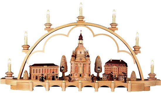 Schwibbogen Alt Dresden -mittelgroß- Schwibbogen Alt Dresden -mittelgroß-
