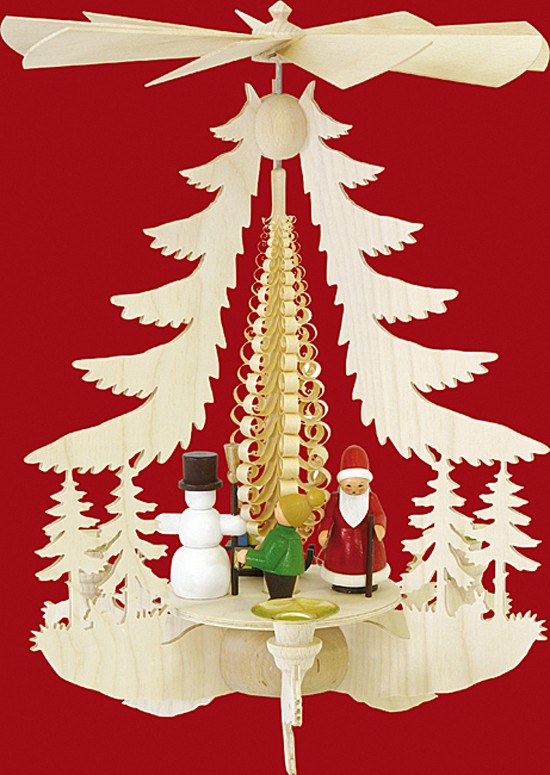 Kleine Pyramide Weihnachtsfiguren - bunt Kleine Pyramide Weihnachtsfiguren - bunt