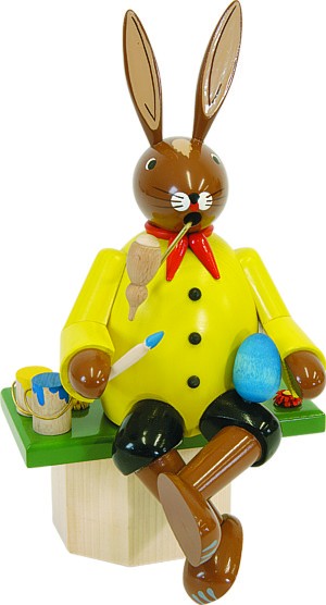 Rauchhase sitzend, Maler Rauchhase sitzend, Maler
