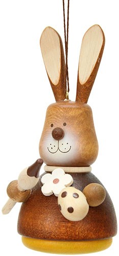 Osterhase mit Pinsel, natur Osterhase mit Pinsel, natur