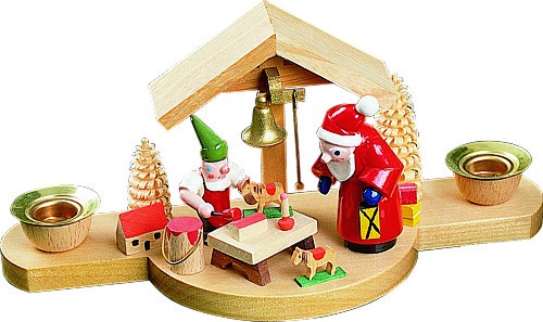 Kerzenhalter Weihnachtsmann Kerzenhalter Weihnachtsmann