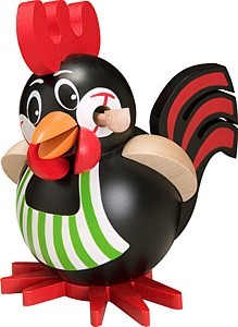 Kugelräucherfigur Gockel Kugelräucherfigur Gockel