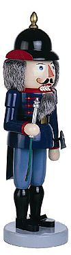 Nussknacker Feuerwehrmann blau