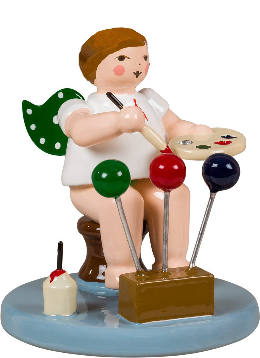 Weihnachtsengel Baumschmuckmaler, ohne Krone