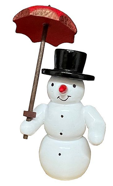 Schneemann - Stockschirm