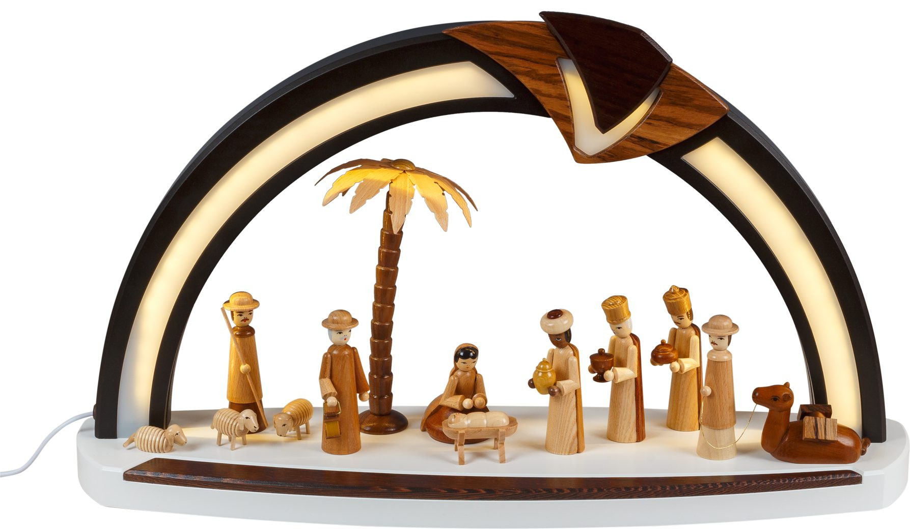 LED Design Bogen - Christi Geburt - 60x16x34 cm