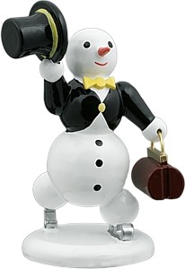 Schneemann - Zylinder und Tasche Schneemann - Zylinder und Tasche