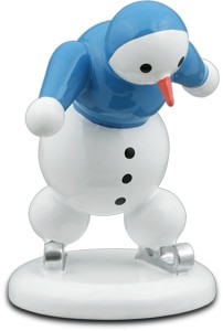 Schneemann Eisschnellläufer