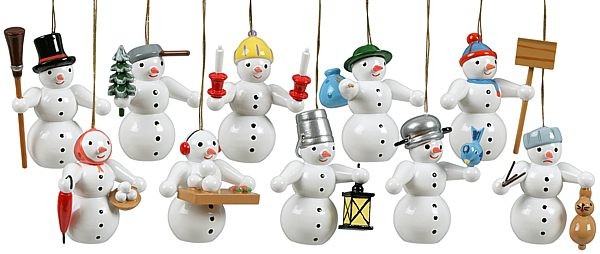 Baumbehang Schneemänner Baumbehang Schneemänner