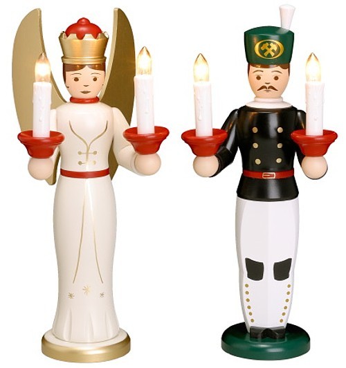 Engel und Bergmann elektrisch, farbig Engel und Bergmann elektrisch, farbig