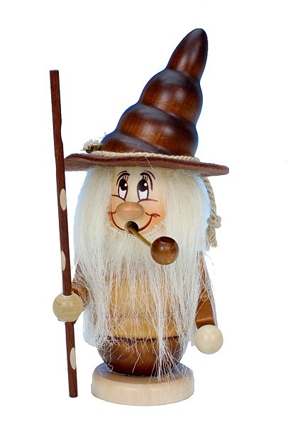 Räuchermännchen Miniwichtel mit Stab Räuchermännchen Miniwichtel mit Stab